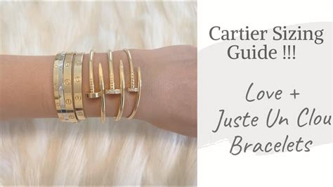 juste un clou bracelet sizing